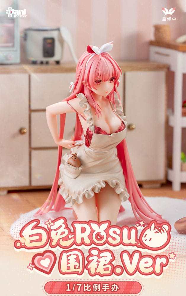 Original Character Statue 1/7 White Rabbit Rosu 16 cm - Preorder - ETA: 20.12.2025