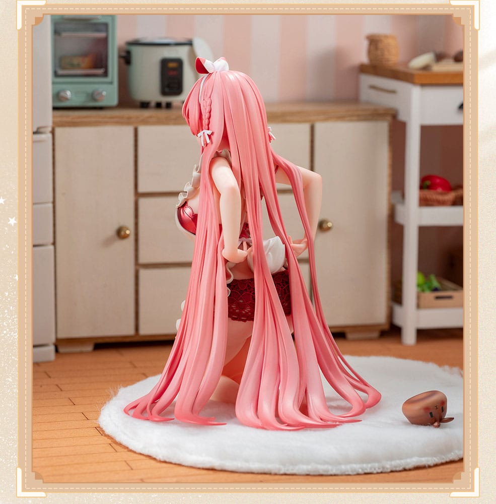 Original Character Statue 1/7 White Rabbit Rosu 16 cm - Preorder - ETA: 20.12.2025