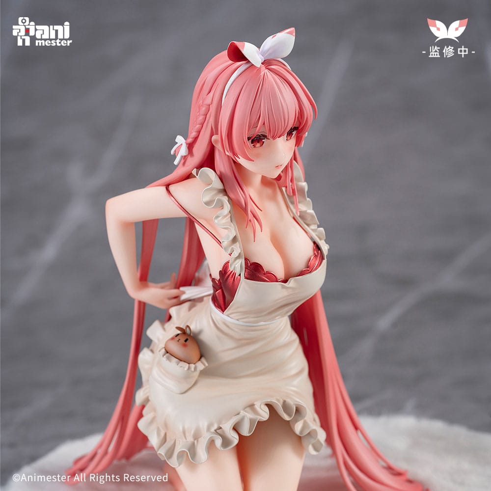 Original Character Statue 1/7 White Rabbit Rosu 16 cm - Preorder - ETA: 20.12.2025