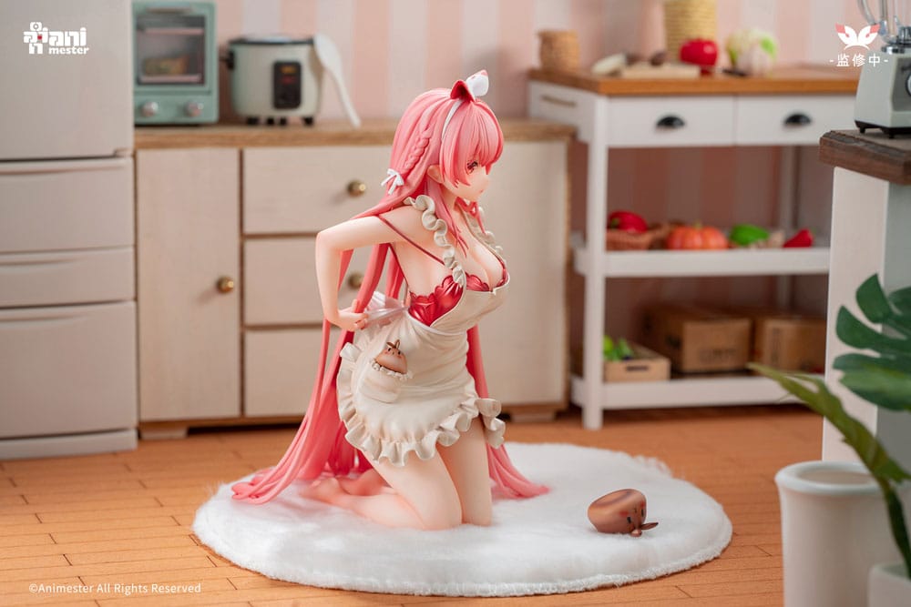 Original Character Statue 1/7 White Rabbit Rosu 16 cm - Preorder - ETA: 20.12.2025
