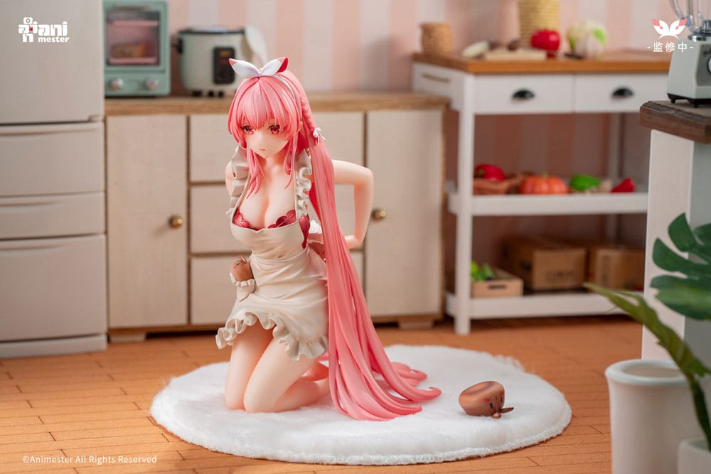 Original Character Statue 1/7 White Rabbit Rosu 16 cm - Preorder - ETA: 20.12.2025