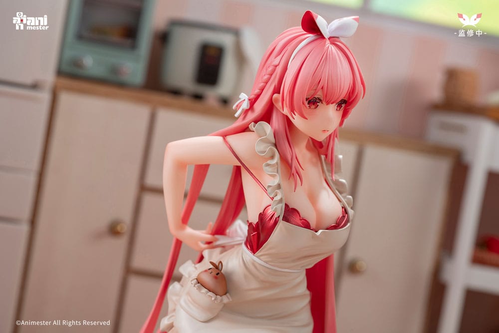 Original Character Statue 1/7 White Rabbit Rosu 16 cm - Preorder - ETA: 20.12.2025