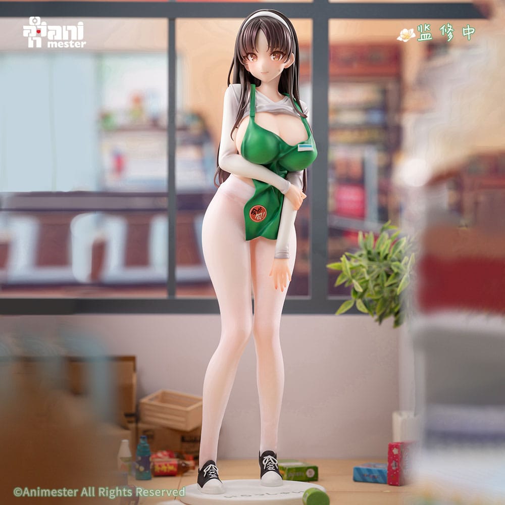 Original Character Statue 1/6 First Business! Mari Hanamiya the Gentle Shop Assistant illustration by POPQN 28 cm - Preorder - ETA: 25.07.2026