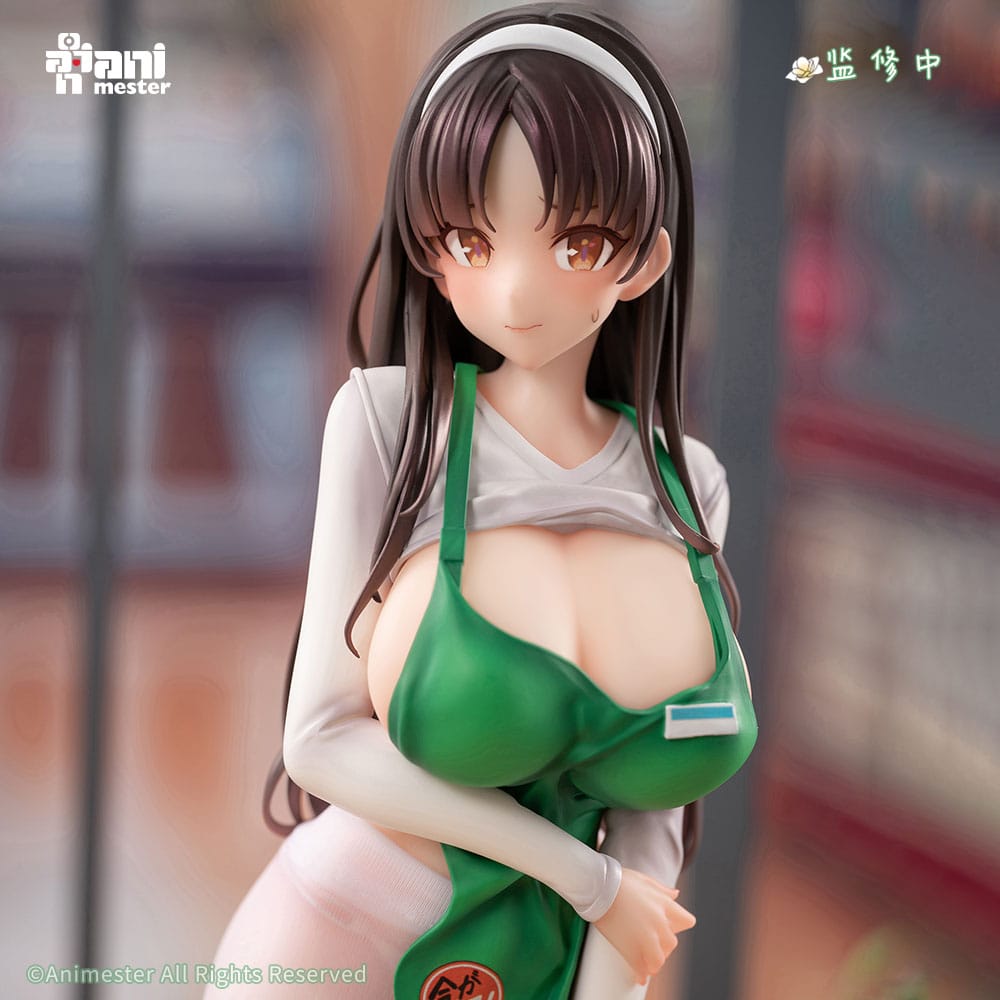 Original Character Statue 1/6 First Business! Mari Hanamiya the Gentle Shop Assistant illustration by POPQN 28 cm - Preorder - ETA: 25.07.2026