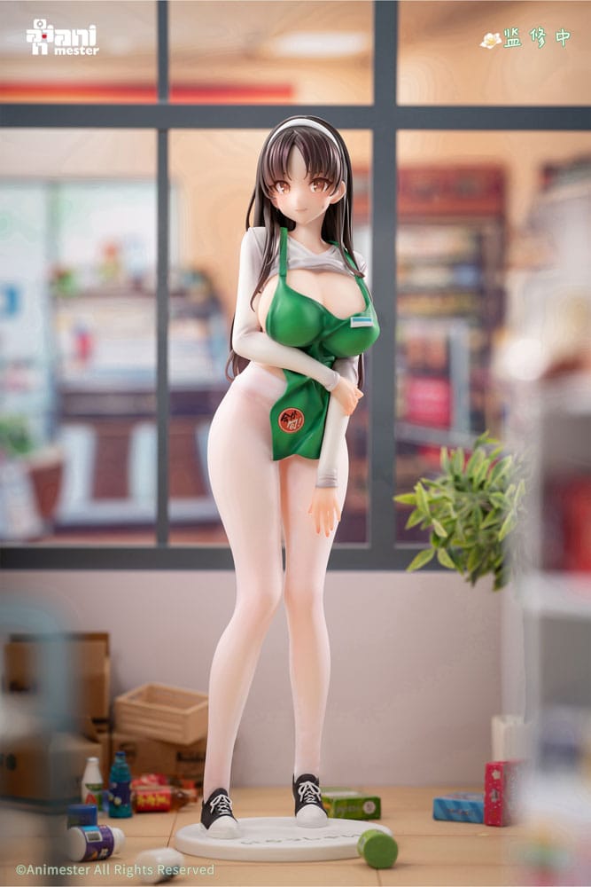 Original Character Statue 1/6 First Business! Mari Hanamiya the Gentle Shop Assistant illustration by POPQN 28 cm - Preorder - ETA: 25.07.2026