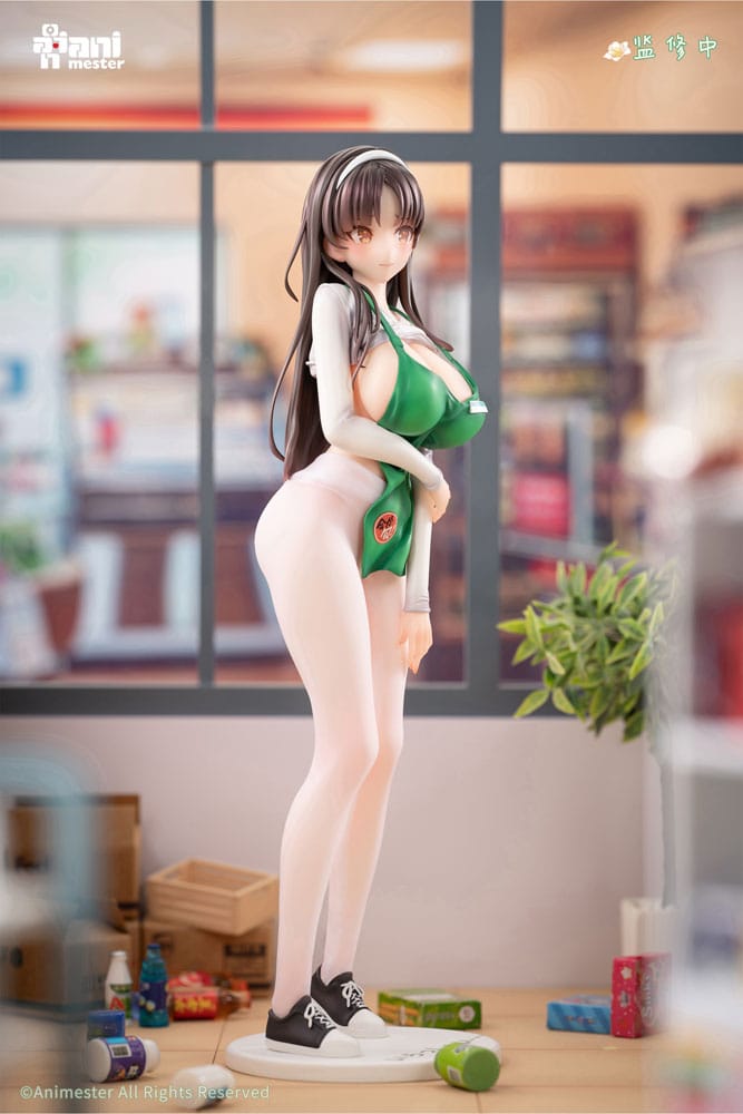 Original Character Statue 1/6 First Business! Mari Hanamiya the Gentle Shop Assistant illustration by POPQN 28 cm - Preorder - ETA: 25.07.2026
