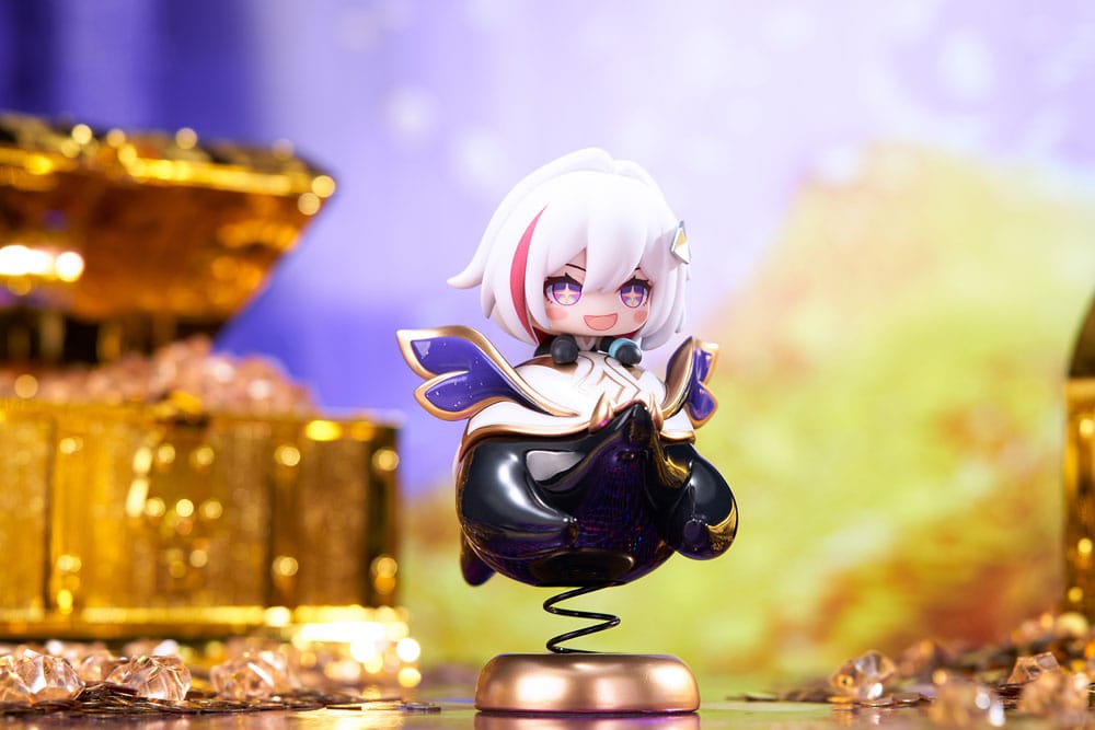 Honkai: Star Rail PVC Statue Hu Tao Chibi Topaz & Numby Chibi Chara Yurayura Stand 10 cm - Versand: 5-7 Tage nach Bestellung
