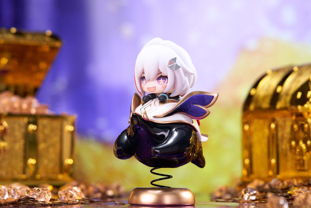 Honkai: Star Rail PVC Statue Hu Tao Chibi Topaz & Numby Chibi Chara Yurayura Stand 10 cm - Versand: 5-7 Tage nach Bestellung