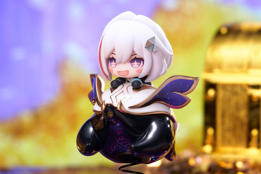 Honkai: Star Rail PVC Statue Hu Tao Chibi Topaz & Numby Chibi Chara Yurayura Stand 10 cm - Versand: 5-7 Tage nach Bestellung