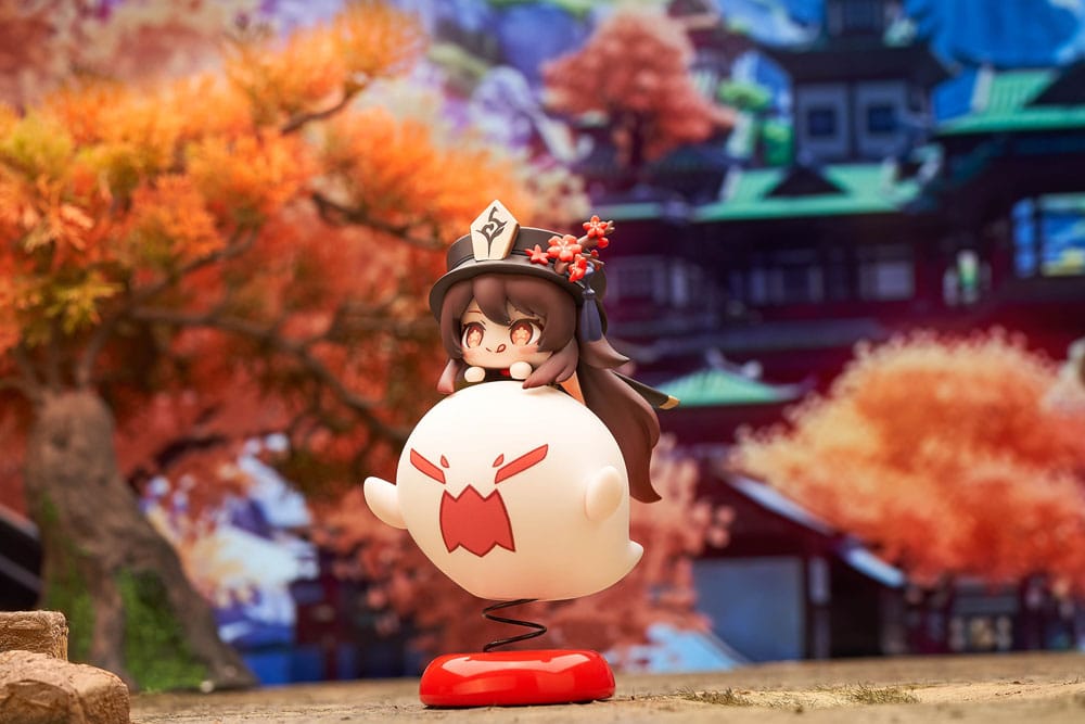 Genshin Impact PVC Statue Hu Tao Chibi Chara Yurayura Stand Ver. (re-run) 10 cm - Preorder - ETA: 25.01.2026