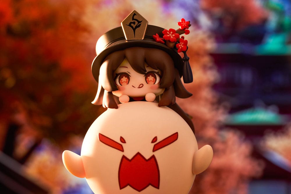 Genshin Impact PVC Statue Hu Tao Chibi Chara Yurayura Stand Ver. (re-run) 10 cm - Preorder - ETA: 25.01.2026