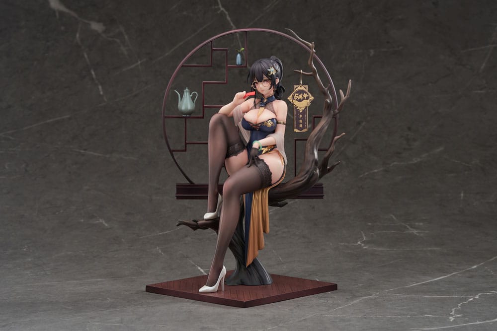 Original Character PVC Statue 1/7 Xiami China Dress Genboku Ver. 26 cm - Versand: 5-7 Tage nach Bestellung