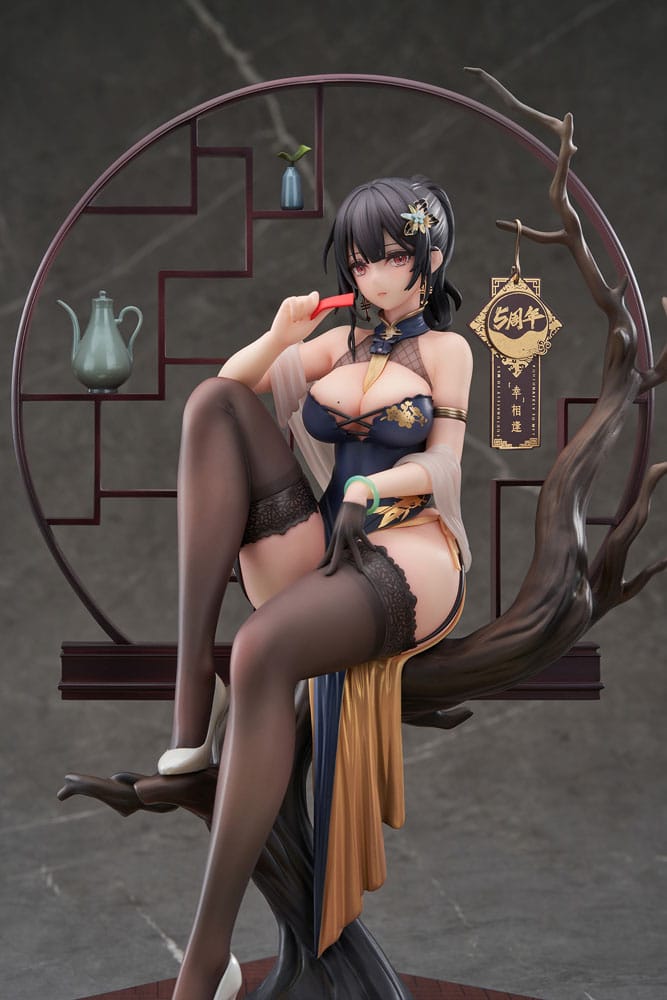 Original Character PVC Statue 1/7 Xiami China Dress Genboku Ver. 26 cm - Versand: 5-7 Tage nach Bestellung