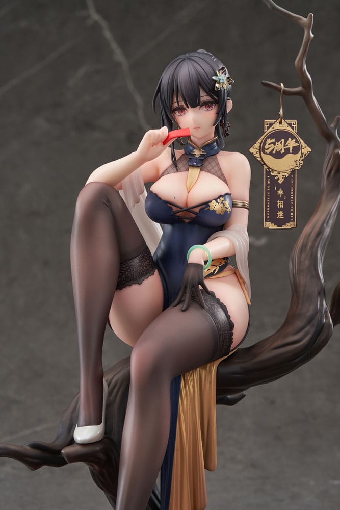 Original Character PVC Statue 1/7 Xiami China Dress Genboku Ver. 26 cm - Versand: 5-7 Tage nach Bestellung