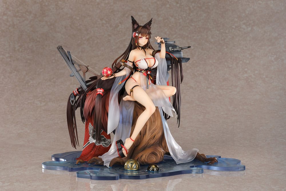 Azur Lane PVC Statue 1/7 Amagi Wending Waters Serene Lotus Ver. 25 cm - Versand: 5-7 Tage nach Bestellung