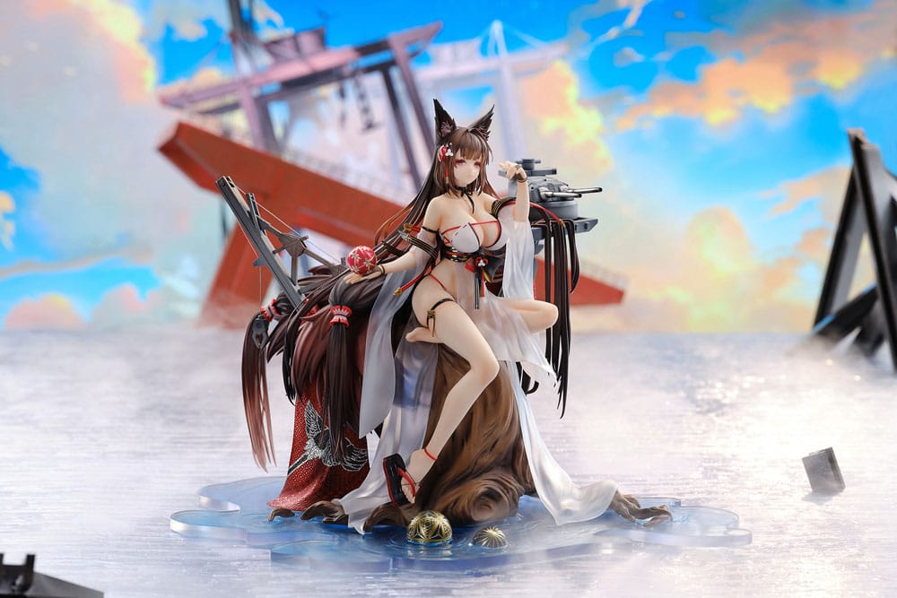 Azur Lane PVC Statue 1/7 Amagi Wending Waters Serene Lotus Ver. 25 cm - Versand: 5-7 Tage nach Bestellung