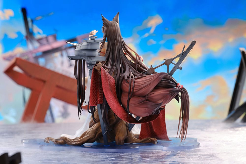 Azur Lane PVC Statue 1/7 Amagi Wending Waters Serene Lotus Ver. 25 cm - Versand: 5-7 Tage nach Bestellung