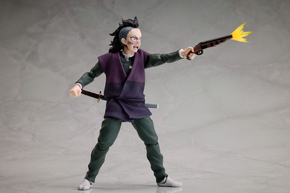 Demon Slayer: Kimetsu no Yaiba BUZZmod Actionfigur 1/12 Genya Shinazugawa 15 cm - Versand: 5-7 Tage nach Bestellung