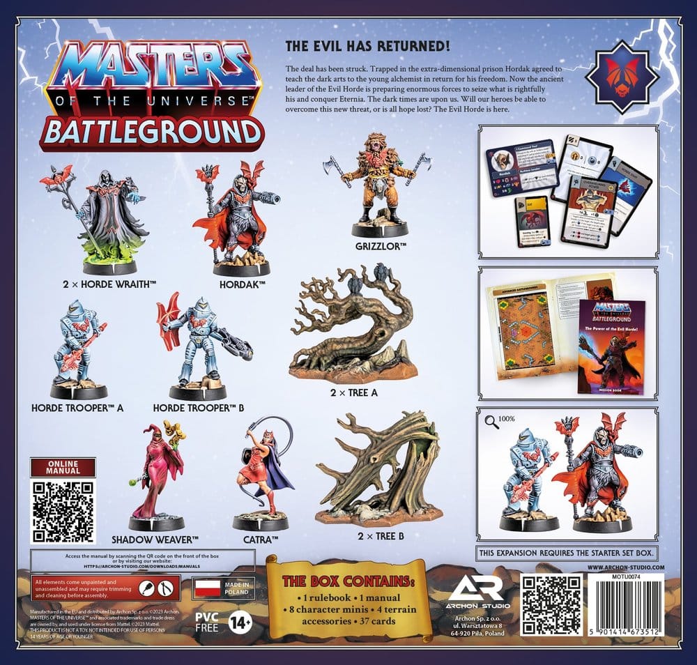 Masters of the Universe: Battleground Miniaturenspiel Wave 4: The Power of the Evil Horde *Deutsche Version* - Preorder - ETA: 25.07.2026