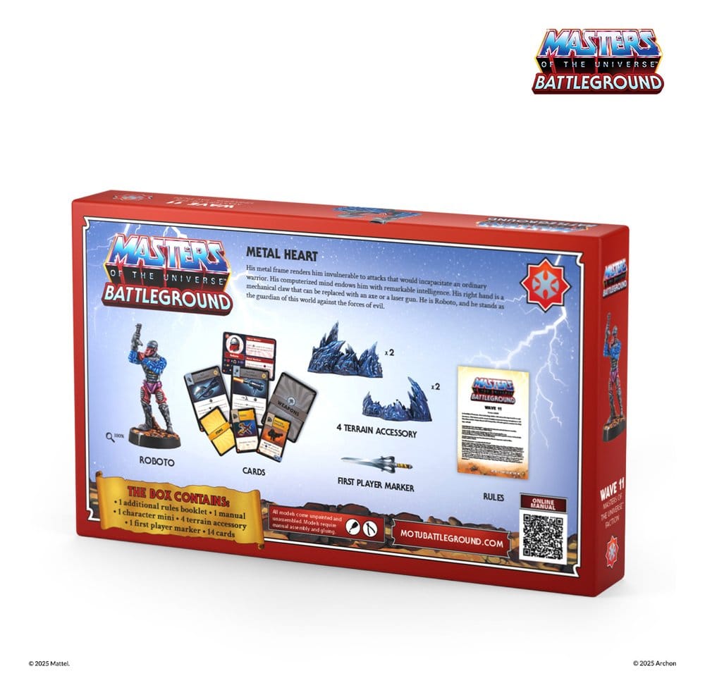 Masters of the Universe: Battleground Miniaturenspiel Wave 11: Masters of the Universe Faction (Roboto) *Englische Version* - Preorder - ETA: 25.07.2026
