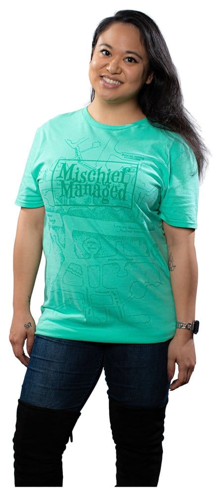 Harry Potter T-Shirt Mischief Managed Größe L - Versand: 7 Tage nach Bestellung