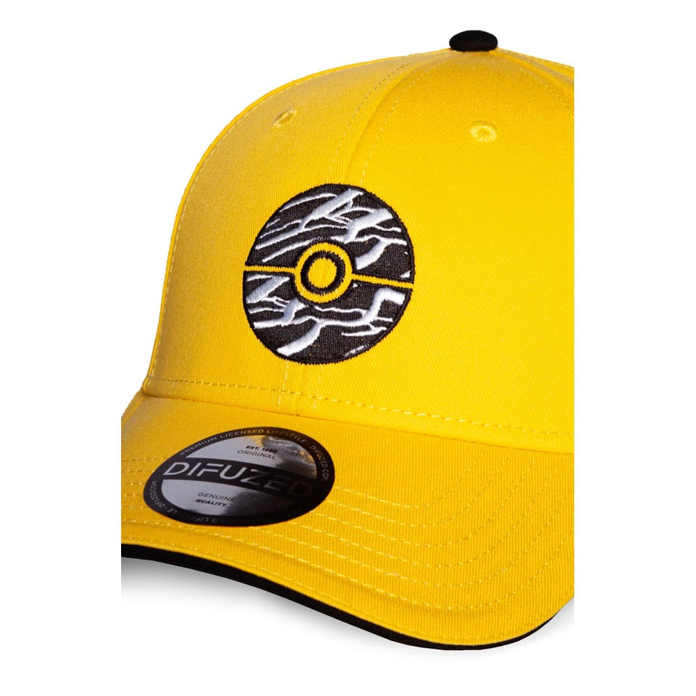Pokemon Baseball Cap Pokeball gelb - Versand: 5-7 Tage nach Bestellung