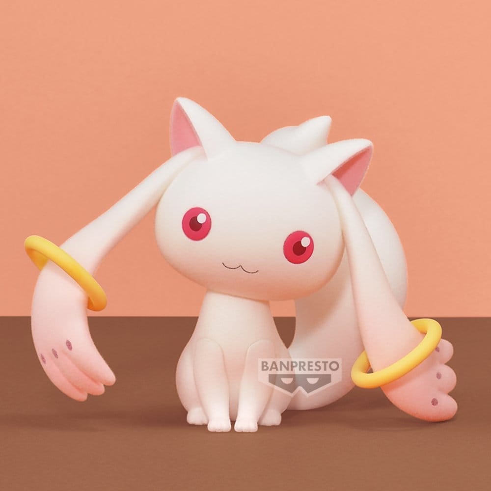 Puella Magia Madoka Magica the Movie Fluffy Puffy PVC-Figur Kyubey & Bebe ver. A Kyubey 7 cm - Preorder - ETA: 25.06.2027