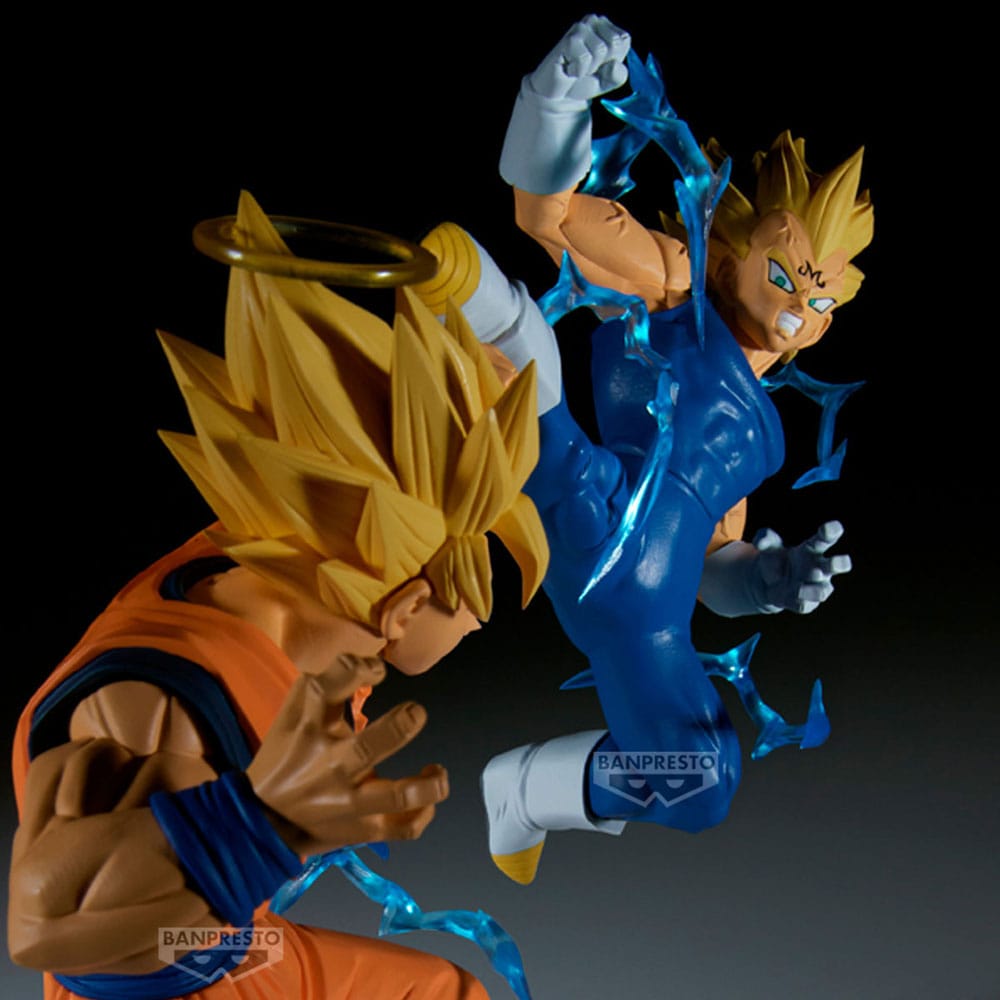 Dragon Ball Z Match Makers PVC Statue Majin Vegeta (vs Super Saiyan 2 Son Goku) 15 cm - Preorder - ETA: 25.02.2026