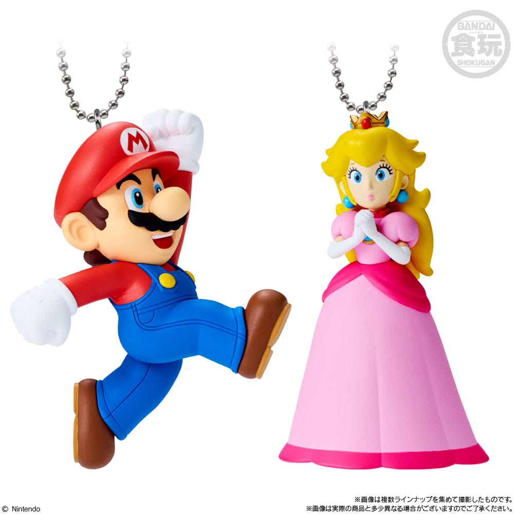 Super Mario Schlüssenanhänger 5 cm Mascot Charm Collection Wave 2 Blind Bag Display (10) - Preorder - ETA: 25.05.2026