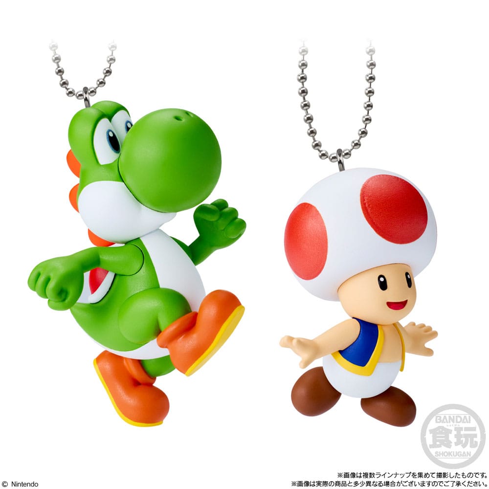 Super Mario Schlüssenanhänger 5 cm Mascot Charm Collection Wave 2 Blind Bag Display (10) - Preorder - ETA: 25.05.2026