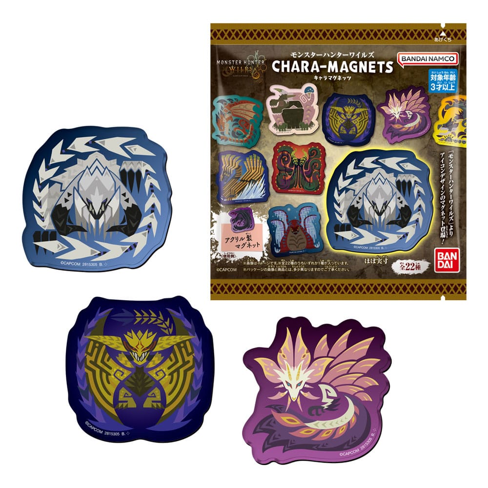 Monster Hunter Wilds Magnete 5 cm Chara-Magnets Blind Bag Display (14) - Preorder - ETA: 25.05.2026