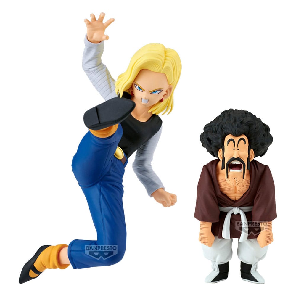 Dragon Ball Z Match Makers PVC Statue Android 18 11 cm Vs. Mr. Satan 8 cm - Preorder - ETA: 25.06.2026