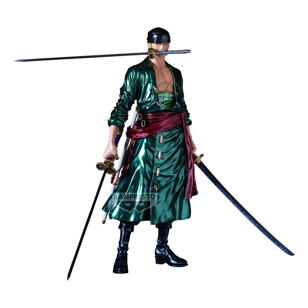 One Piece Premium The Metallic PVC Statue Roronoa Zoro 30 cm - Versand: 7 Tage nach Bestellung