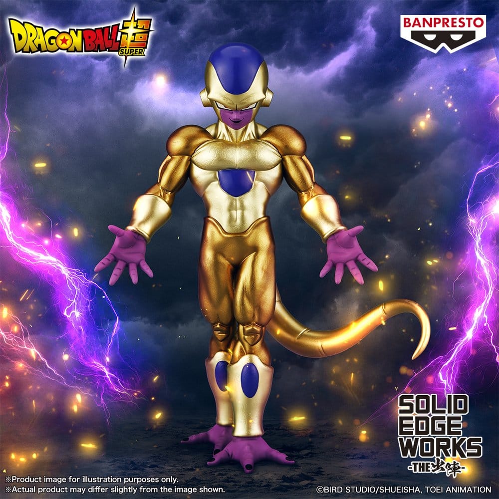 Dragon Ball Super Solid Edge Works PVC-Figur Golden Frieza 17 cm - Preorder - ETA: 25.10.2026