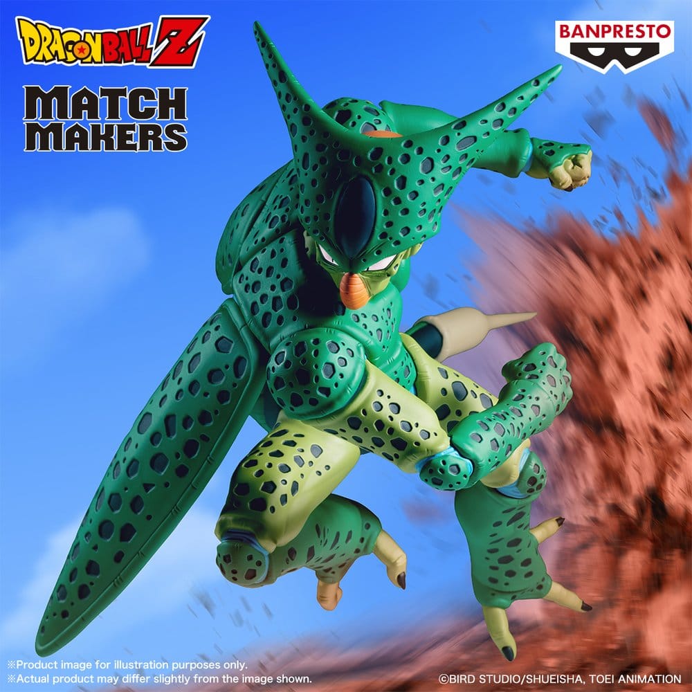 Dragon Ball Z Match Makers PVC-Figur Cell (vs Android 16) 16 cm - Preorder - ETA: 25.01.2027