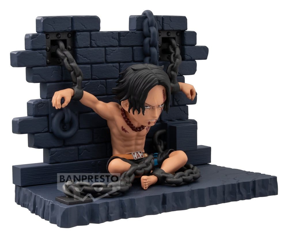 One Piece World Collectable Figure Minifigur Portgas D. Ace (Impel Down) 8 cm - Preorder - ETA: 25.08.2027
