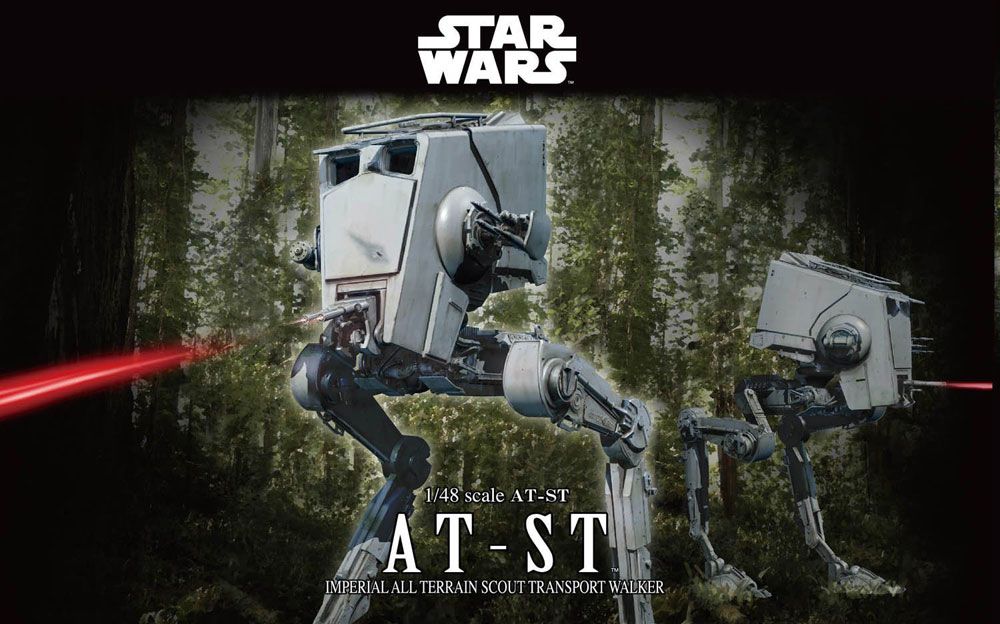 Star Wars Plastik-Modellbausatz 1/48 AT-ST - Versand: 5-7 Tage nach Bestellung