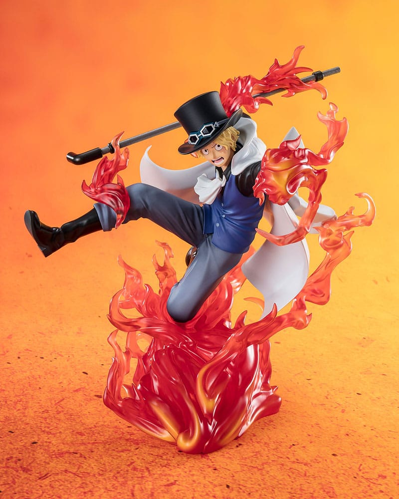 One Piece Figuarts ZERO Extra Battle PVC Statue Sabo Fire Fist Rook Check 19 cm - Versand: 5-7 Tage nach Bestellung