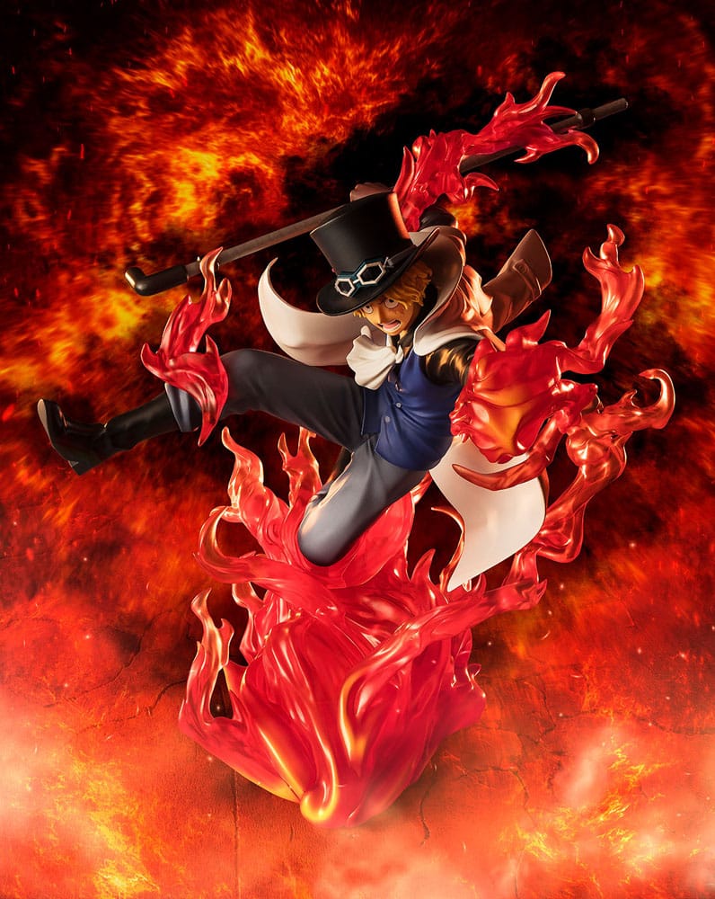 One Piece Figuarts ZERO Extra Battle PVC Statue Sabo Fire Fist Rook Check 19 cm - Versand: 5-7 Tage nach Bestellung