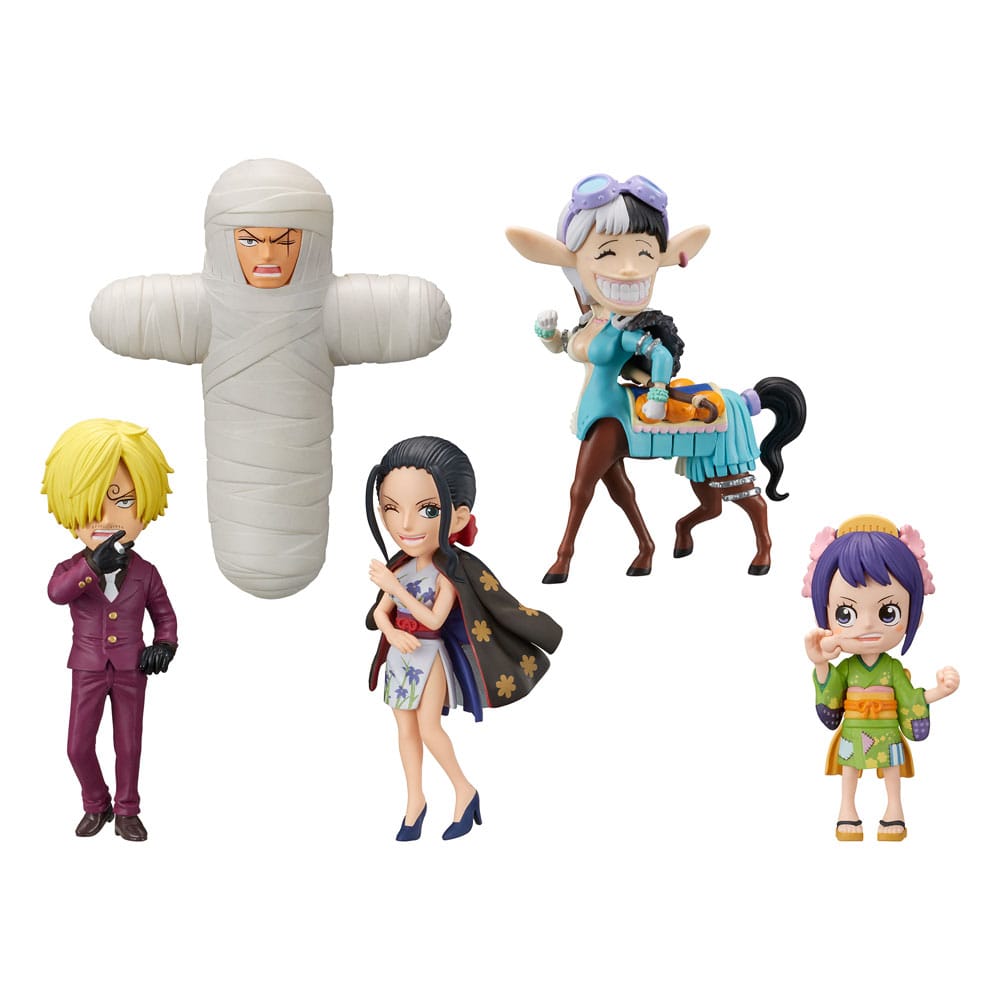 One Piece WCF Minifiguren 7 cm Wanokuni Onigashima 5 Display (12) - Versand: 5-7 Tage nach Bestellung