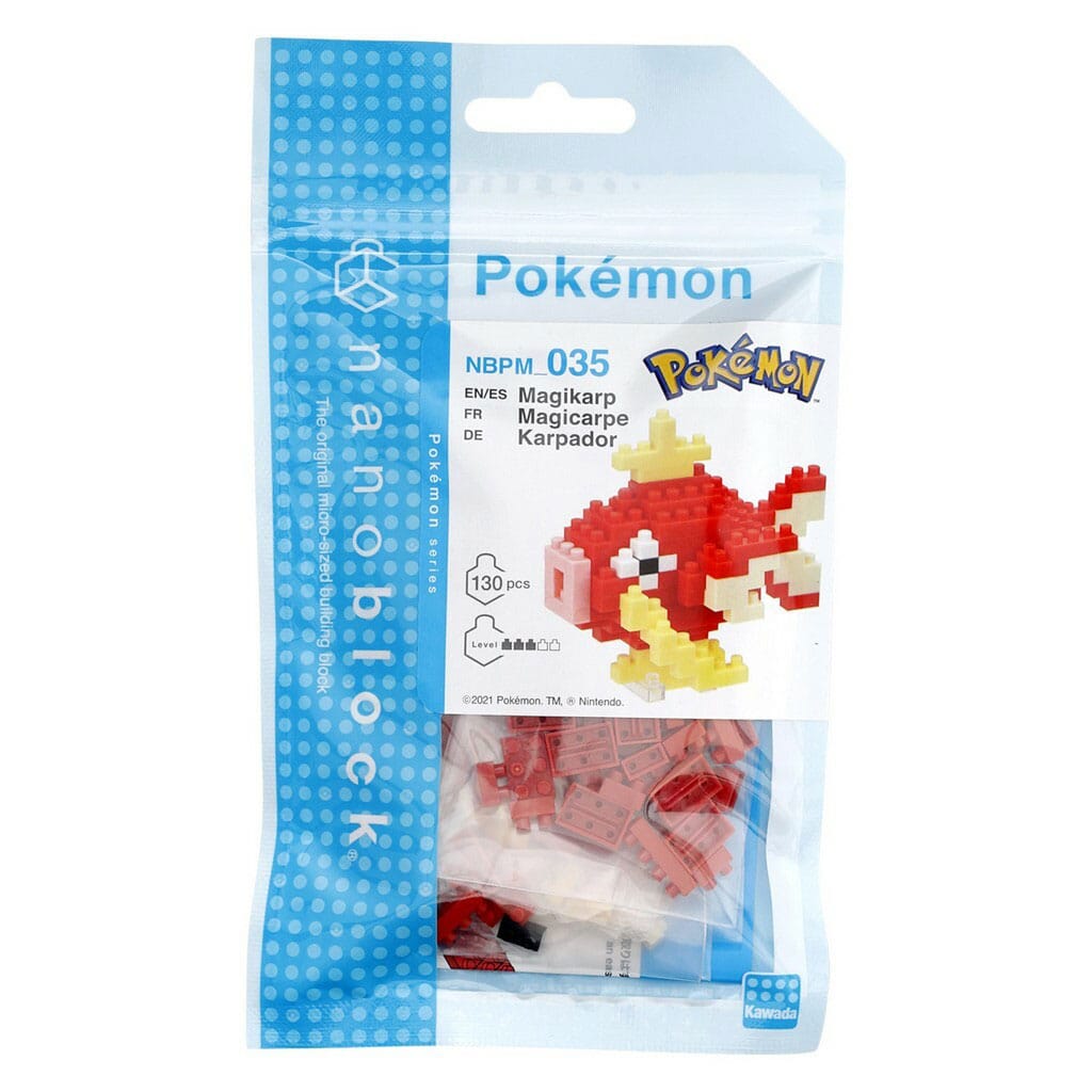 Pokemon: Magikarp Nanoblock - Versand: 7 Tage nach Bestellung