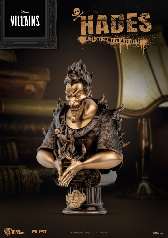 Disney Villains Series PVC Büste Hades 16 cm - Preorder - ETA: 01.11.2025