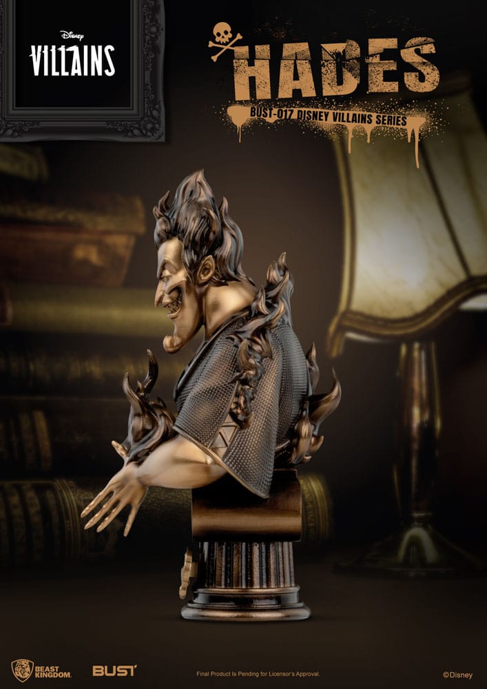 Disney Villains Series PVC Büste Hades 16 cm - Preorder - ETA: 01.11.2025