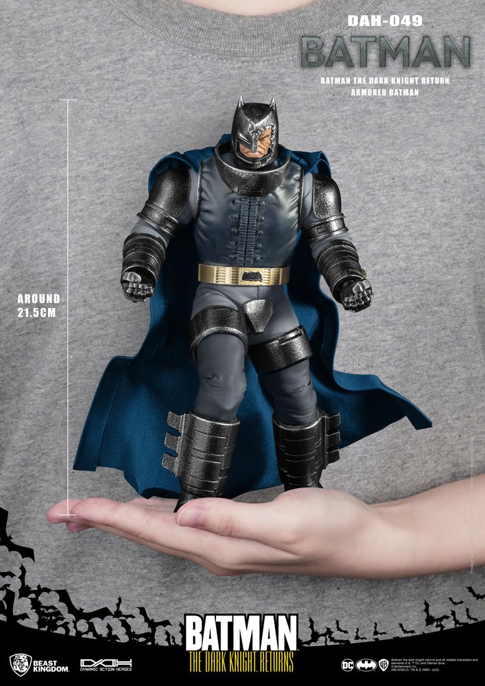 Batman The Dark Knight Returns Dynamic 8ction Heroes Actionfigur 1/9 Armored Batman 21 cm - Versand: 5-7 Tage nach Bestellung