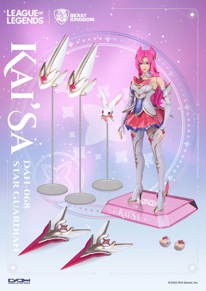 League of Legends Dynamic 8ction Heroes Actionfigur 1/9 Star Guardian Kai'Sa 19 cm - Preorder - ETA: 01.11.2025