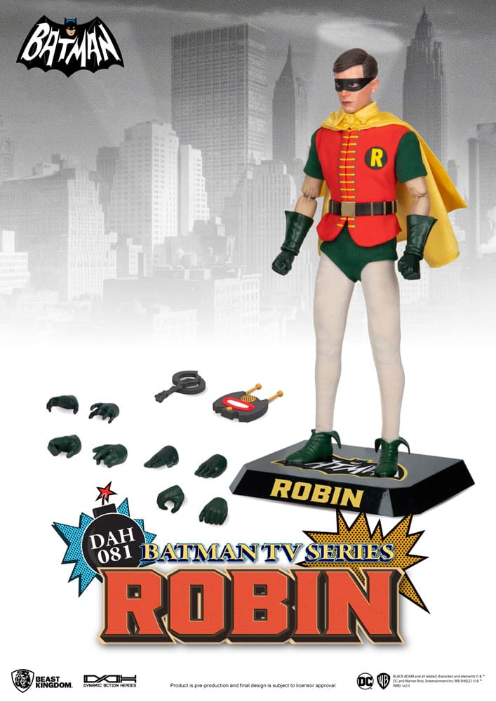 DC Comics Dynamic 8ction Heroes Actionfigur 1/9 Batman TV Series Robin 24 cm - Preorder - ETA: 16.07.2025