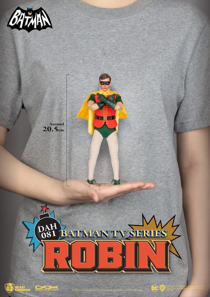 DC Comics Dynamic 8ction Heroes Actionfigur 1/9 Batman TV Series Robin 24 cm - Preorder - ETA: 16.07.2025