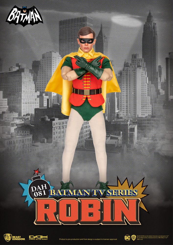 DC Comics Dynamic 8ction Heroes Actionfigur 1/9 Batman TV Series Robin 24 cm - Preorder - ETA: 16.07.2025