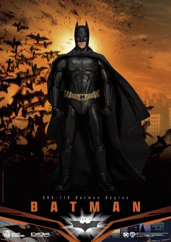DC Comics Dynamic 8ction Heroes Actionfigur 1/9 Batman (Batman Begins) 21 cm - Versand: 5-7 Tage nach Bestellung