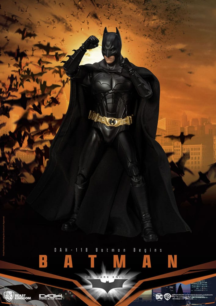 DC Comics Dynamic 8ction Heroes Actionfigur 1/9 Batman (Batman Begins) 21 cm - Versand: 5-7 Tage nach Bestellung